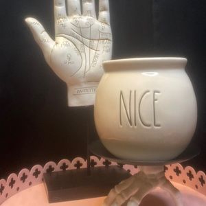 Rae Dunn Sugar bowl without lid. (Microwave safe, so can be used as anything!)